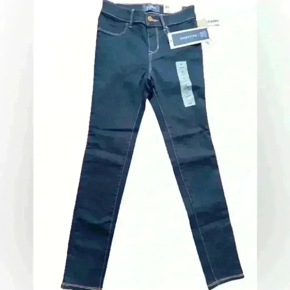 Old Navy Ballerina Dark Wash Jeggings Girl’s Size 10 NWT - Picture 2 of 9
